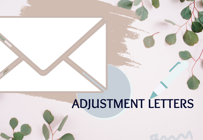 Adjustment-letters